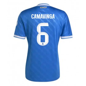 Pánské fotbalový oblečení Real Madrid Eduardo Camavinga #6 Tretí košile 2025-26 Krátkým Rukávem